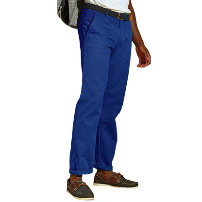 Royal - Lifestyle - Asquith & Fox Mens Classic Casual Chinos-Trousers