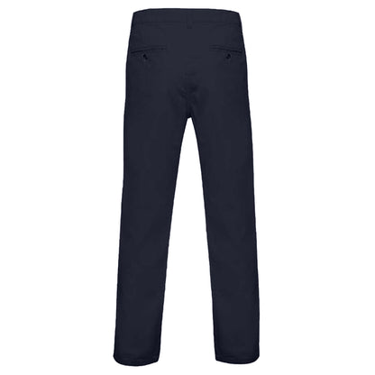French Navy - Back - Asquith & Fox Mens Classic Casual Chinos-Trousers