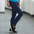 French Navy - Back - AWDis Just Cool Womens-Ladies Girlie Athletic Sports Leggings-Trousers