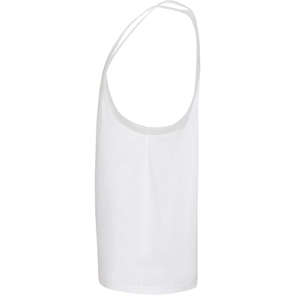 Arctic White - Side - AWDis Just Cool Mens Plain Muscle Sports-Gym Vest Top