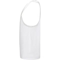 Arctic White - Side - AWDis Just Cool Mens Plain Muscle Sports-Gym Vest Top