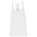 Arctic White - Front - AWDis Just Cool Mens Plain Muscle Sports-Gym Vest Top
