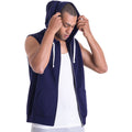 Oxford Navy - Lifestyle - AWDis Just Hoods Mens Sleeveless Hoodie Jacket