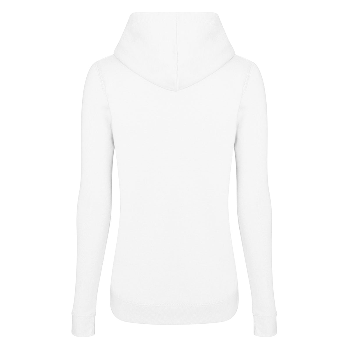 Arctic White - Back - AWDis Just Hoods Womens-Ladies Girlie College Pullover Hoodie