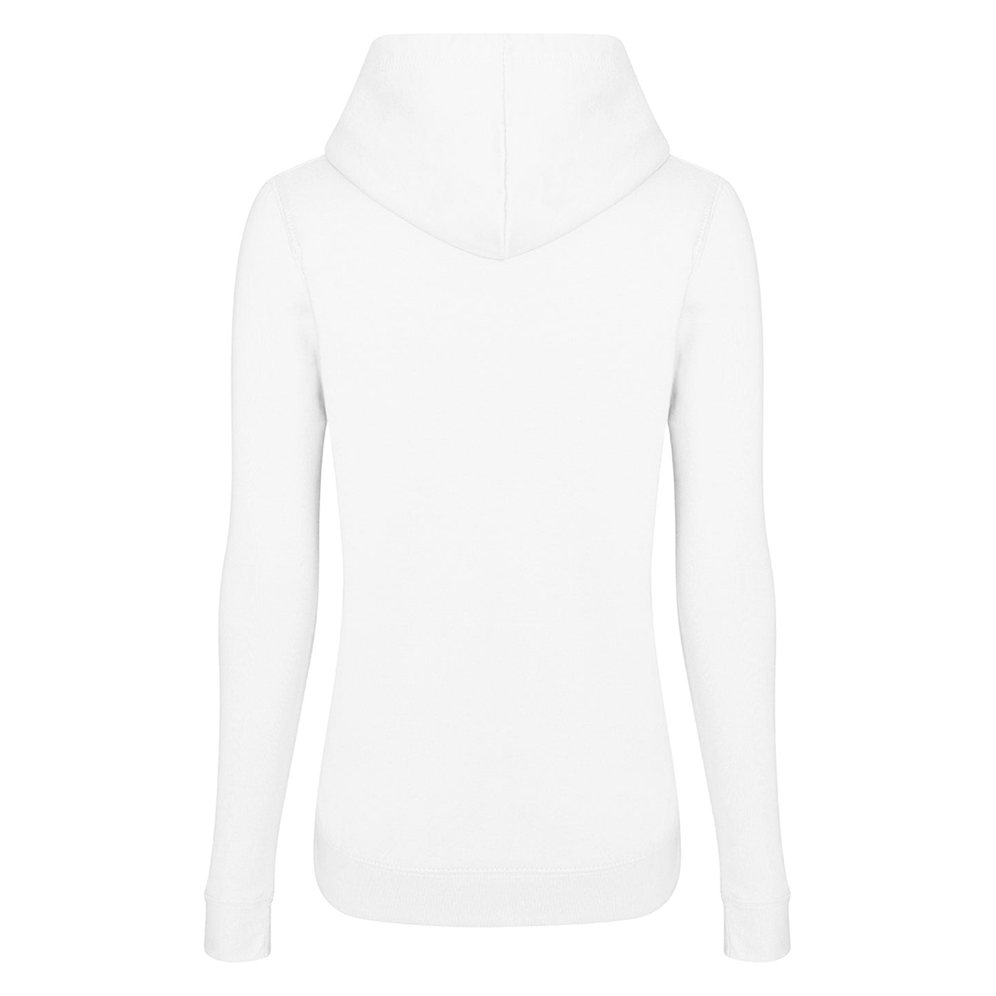 Arctic White - Back - AWDis Just Hoods Womens-Ladies Girlie College Pullover Hoodie