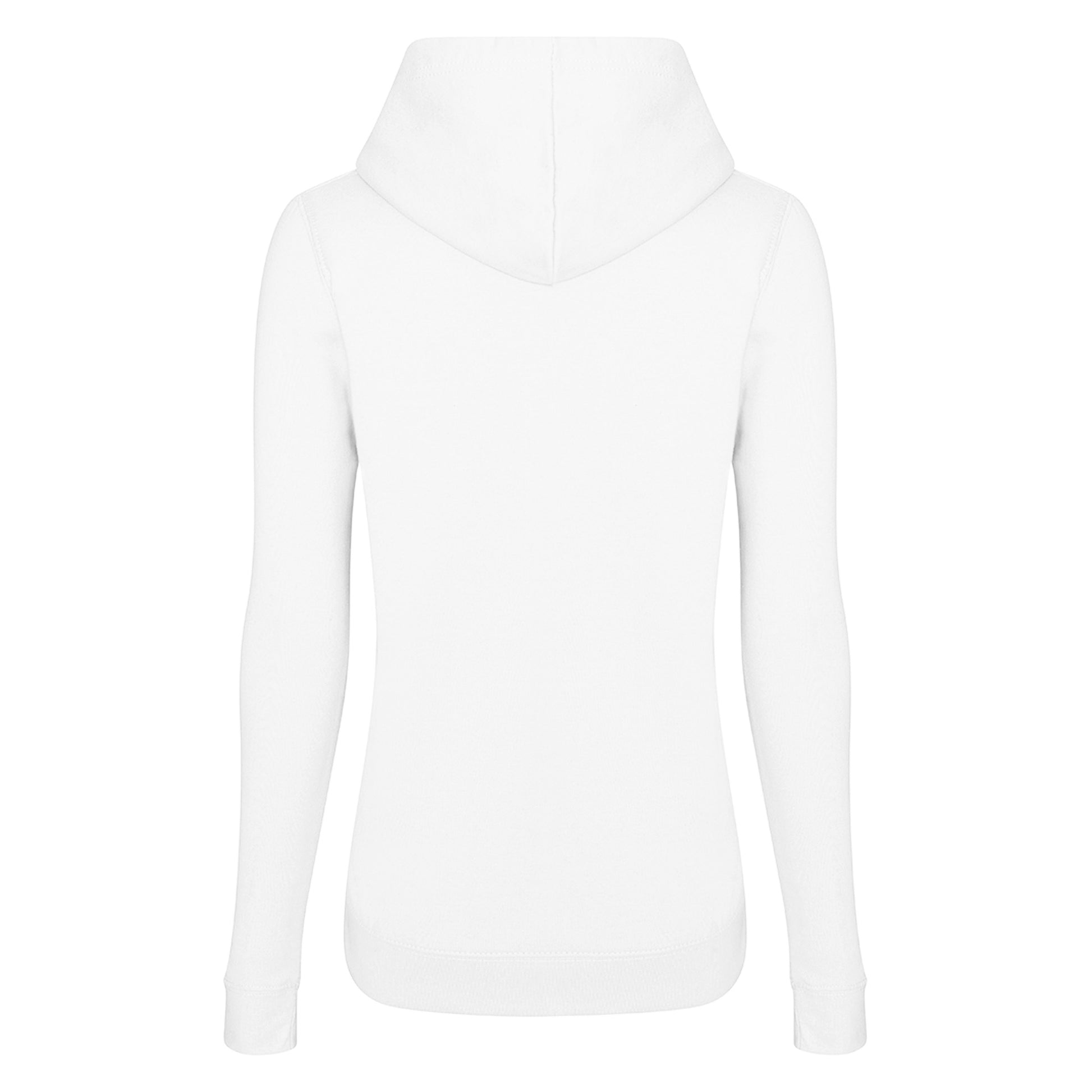 Arctic White - Back - AWDis Just Hoods Womens-Ladies Girlie College Pullover Hoodie