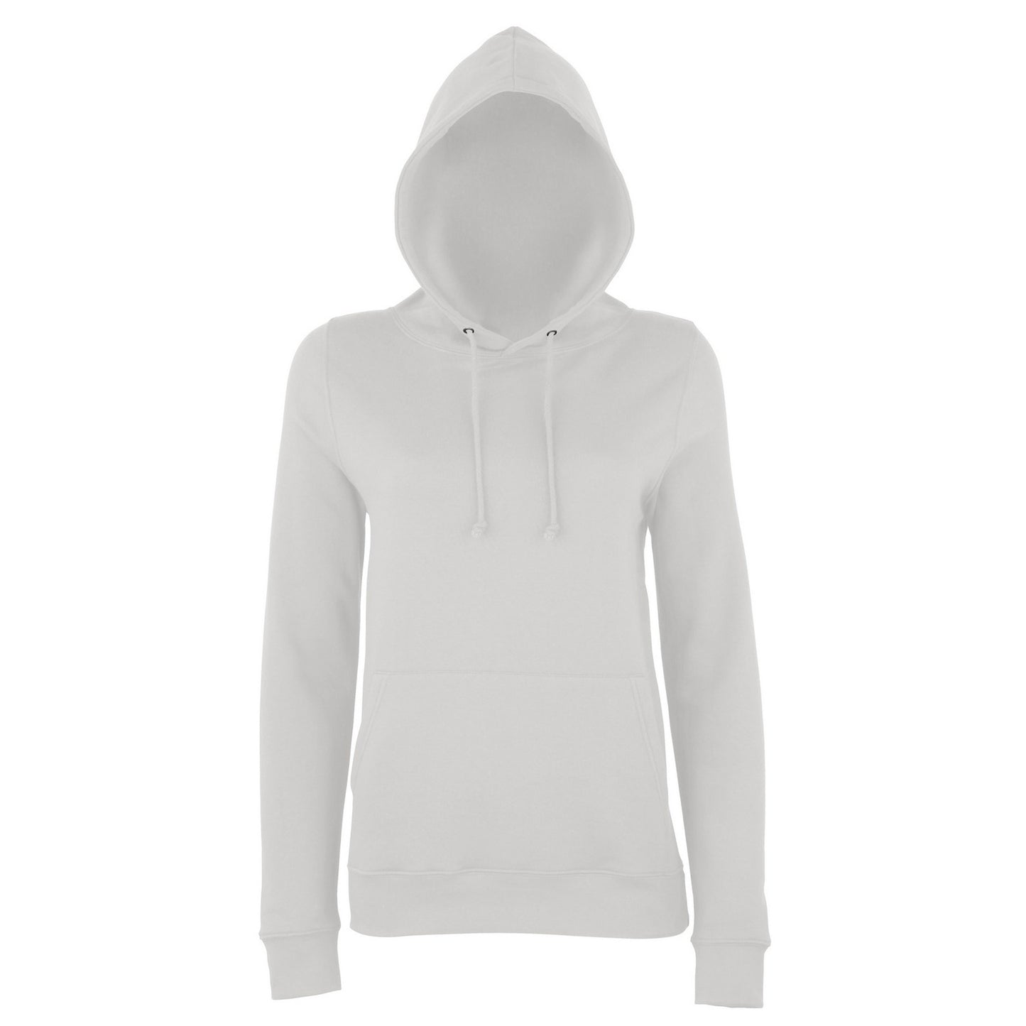 Jet Black - Side - AWDis Just Hoods Womens-Ladies Girlie College Pullover Hoodie