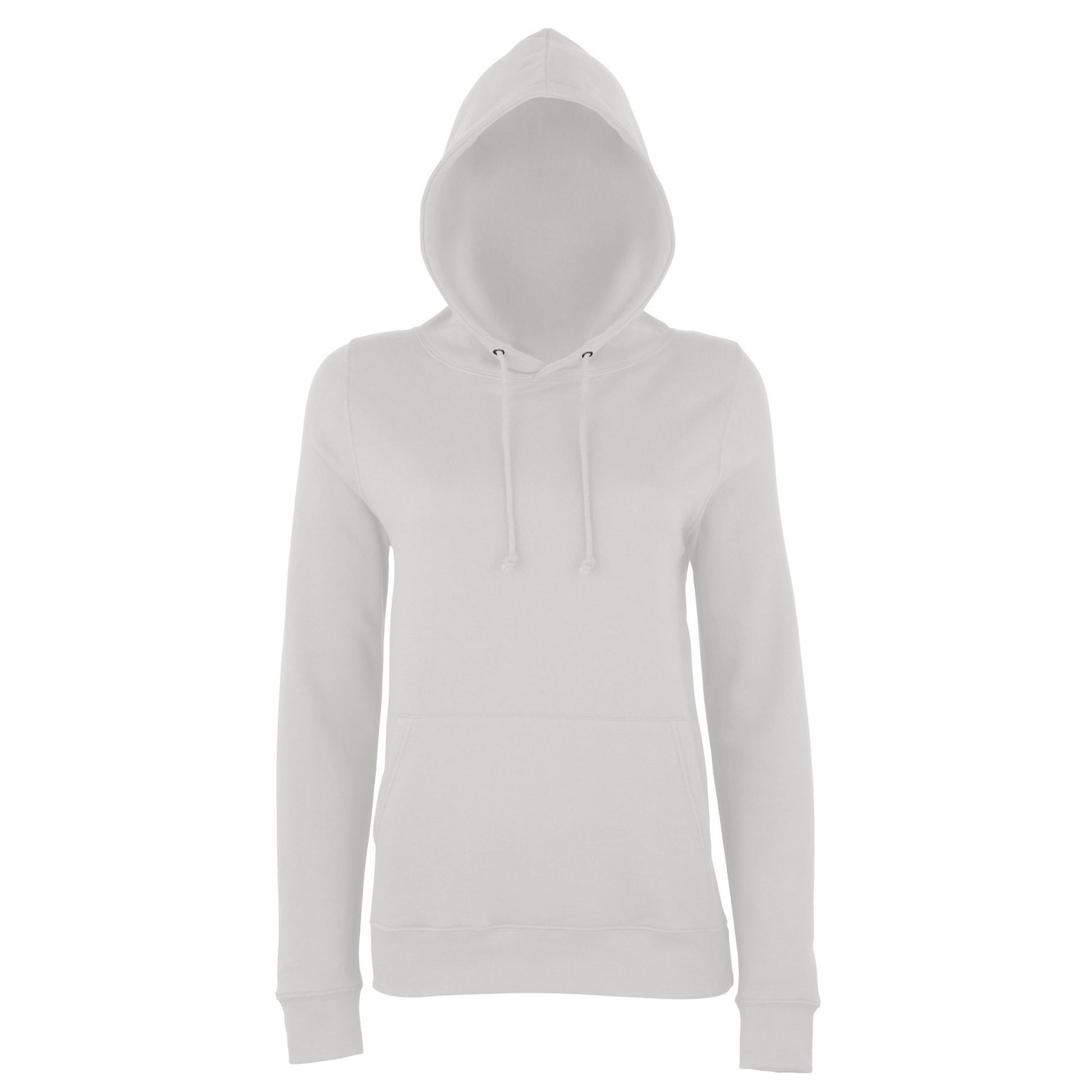 Jet Black - Side - AWDis Just Hoods Womens-Ladies Girlie College Pullover Hoodie