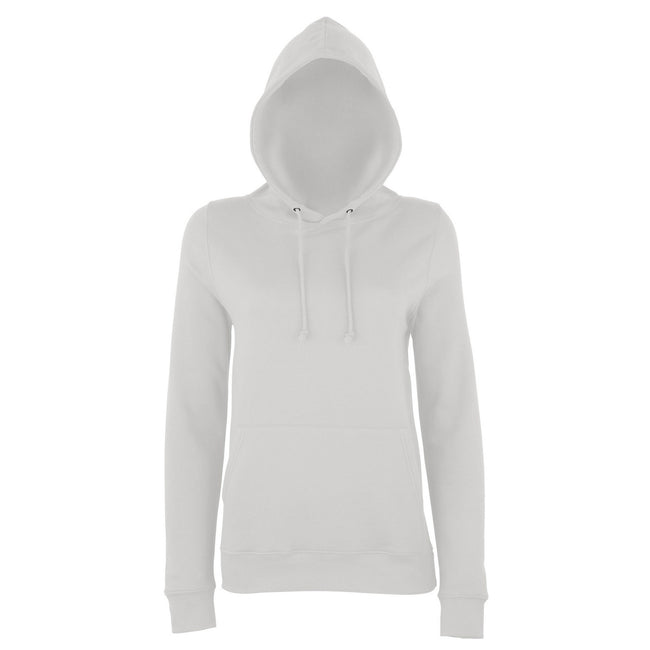 Jet Black - Side - AWDis Just Hoods Womens-Ladies Girlie College Pullover Hoodie