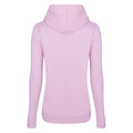 Baby Pink - Back - AWDis Just Hoods Womens-Ladies Girlie College Pullover Hoodie