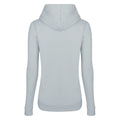 Heather Grey - Back - AWDis Just Hoods Womens-Ladies Girlie College Pullover Hoodie