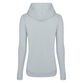 Heather Grey - Back - AWDis Just Hoods Womens-Ladies Girlie College Pullover Hoodie