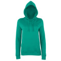 Jade - Front - AWDis Just Hoods Womens-Ladies Girlie College Pullover Hoodie