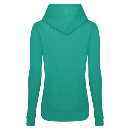 Jade - Back - AWDis Just Hoods Womens-Ladies Girlie College Pullover Hoodie