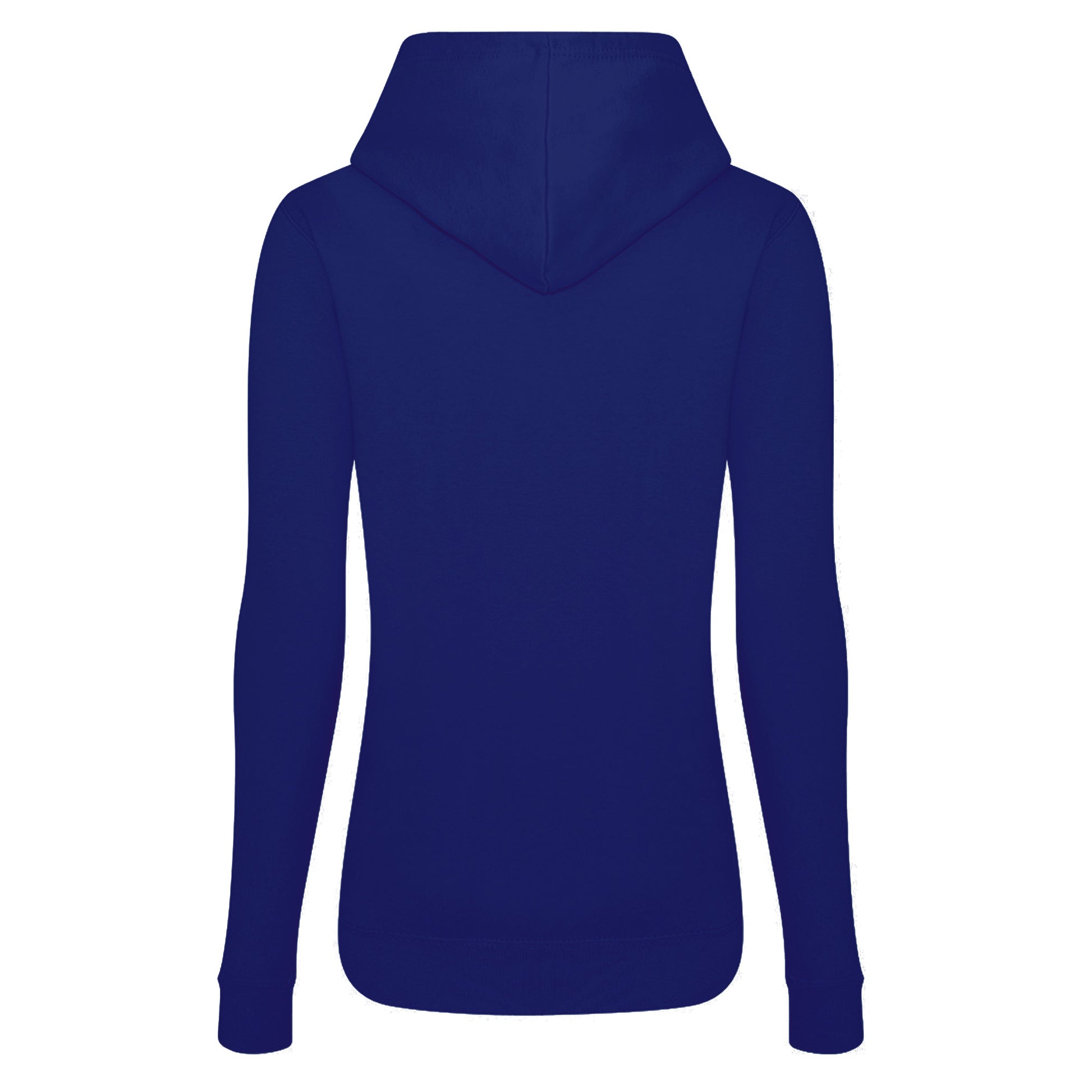 New French Navy - Back - AWDis Just Hoods Womens-Ladies Girlie College Pullover Hoodie