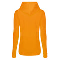 Orange Crush - Back - AWDis Just Hoods Womens-Ladies Girlie College Pullover Hoodie