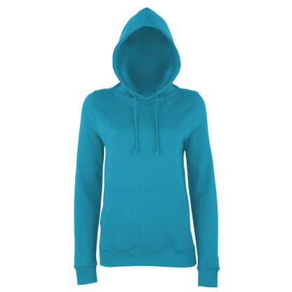 Sapphire Blue - Front - AWDis Just Hoods Womens-Ladies Girlie College Pullover Hoodie