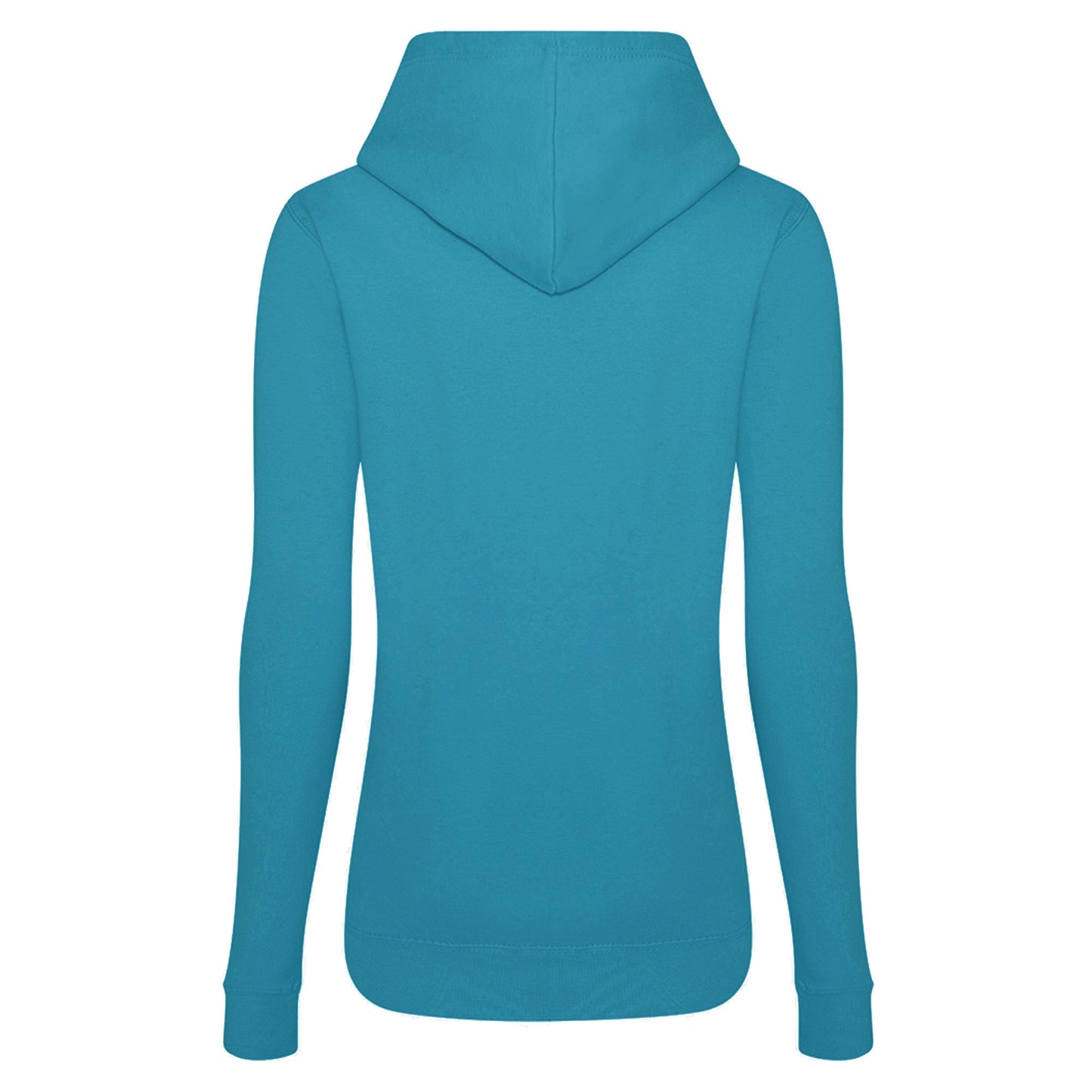Sapphire Blue - Back - AWDis Just Hoods Womens-Ladies Girlie College Pullover Hoodie
