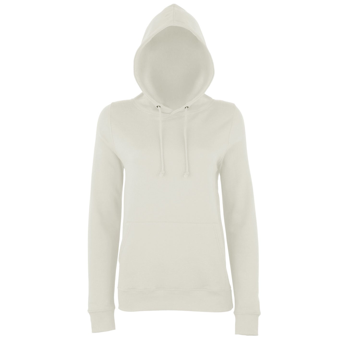 Vanilla - Front - AWDis Just Hoods Womens-Ladies Girlie College Pullover Hoodie