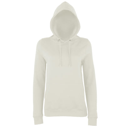 Vanilla - Front - AWDis Just Hoods Womens-Ladies Girlie College Pullover Hoodie
