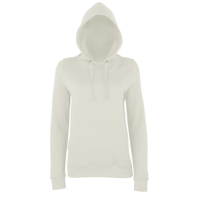 Vanilla - Front - AWDis Just Hoods Womens-Ladies Girlie College Pullover Hoodie
