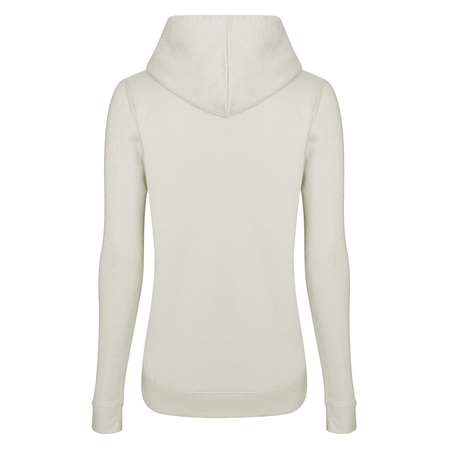 Vanilla - Back - AWDis Just Hoods Womens-Ladies Girlie College Pullover Hoodie