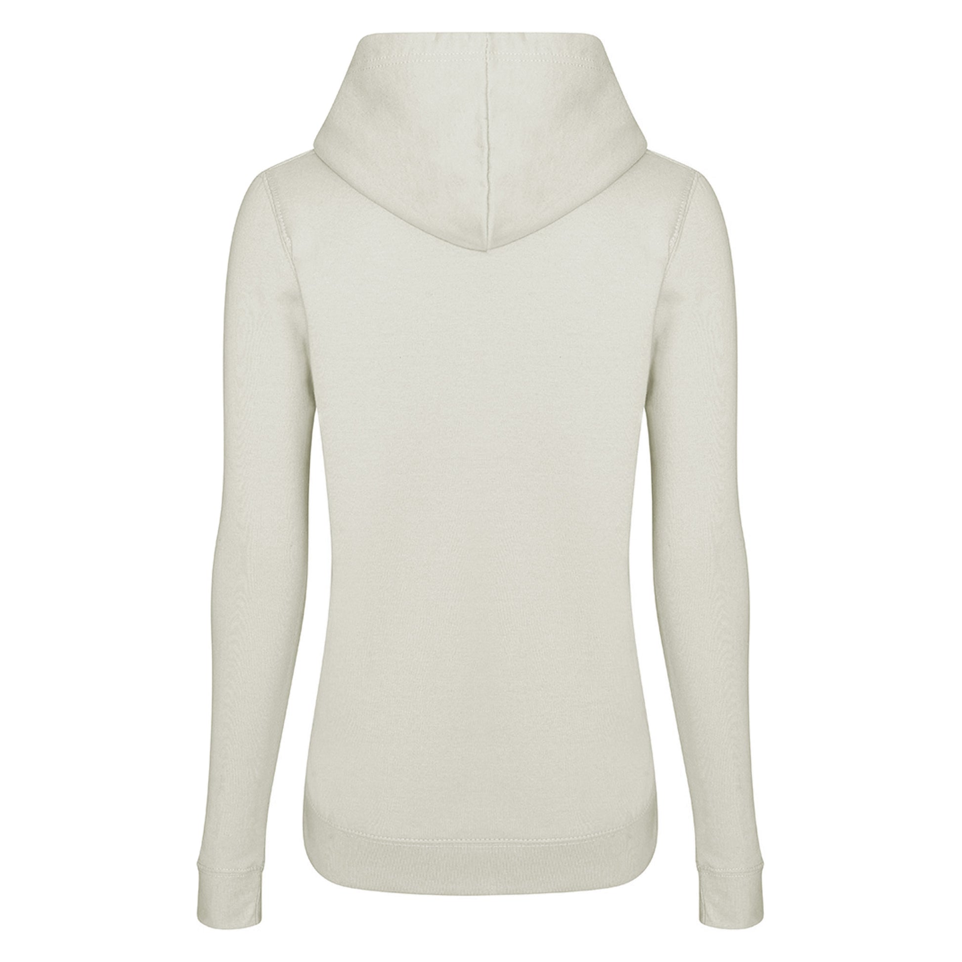 Vanilla - Back - AWDis Just Hoods Womens-Ladies Girlie College Pullover Hoodie