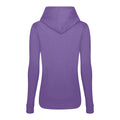 Digital Lavender - Back - AWDis Just Hoods Womens-Ladies Girlie College Pullover Hoodie