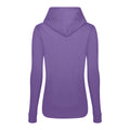 Digital Lavender - Back - AWDis Just Hoods Womens-Ladies Girlie College Pullover Hoodie