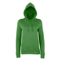 Dusty Green - Front - AWDis Just Hoods Womens-Ladies Girlie College Pullover Hoodie