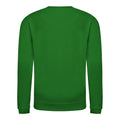 Kelly Green - Back - AWDis Just Hoods Childrens-Kids Plain Crew Neck Sweatshirt