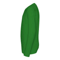 Kelly Green - Side - AWDis Just Hoods Childrens-Kids Plain Crew Neck Sweatshirt