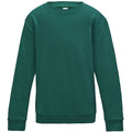 Fire Red - Lifestyle - AWDis Just Hoods Childrens-Kids Plain Crew Neck Sweatshirt