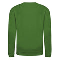 Kelly Green - Back - AWDis Just Hoods Childrens-Kids Plain Crew Neck Sweatshirt