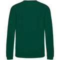 Rainforest Green - Back - AWDis Just Hoods Childrens-Kids Plain Crew Neck Sweatshirt
