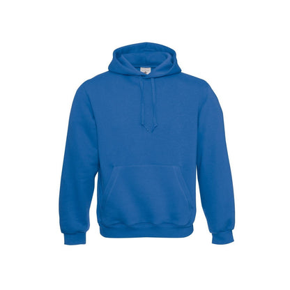 Royal Blue - Front - B&C Childrens-Kids Plain Drawstring Hoodie