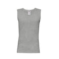 Sport Grey - Front - B&C Mens Move Sleeveless Athletic Sports Vest Top
