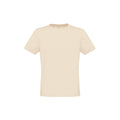 Natural - Front - B&C Mens Biosfair Plain Short Sleeve T-Shirt