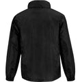 Black - Back - B&C Mens ID.601 Hooded Showerproof Windbreaker Jacket