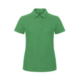 Kelly Green - Front - B&C Womens-Ladies ID.001 Plain Short Sleeve Polo Shirt