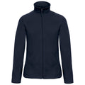 Navy - Front - B&C Collection Womens-Ladies ID 501 Microfleece Jacket