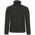 Black - Front - B&C Collection Mens ID 501 Microfleece Jacket