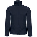 Navy - Front - B&C Collection Mens ID 501 Microfleece Jacket