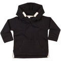 Black - Front - Babybugz Unisex Baby Full Zip Brushed Fleece Hoodie