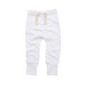 White - Front - Babybugz Baby Unisex Plain Sweatpants - Jogging Bottoms