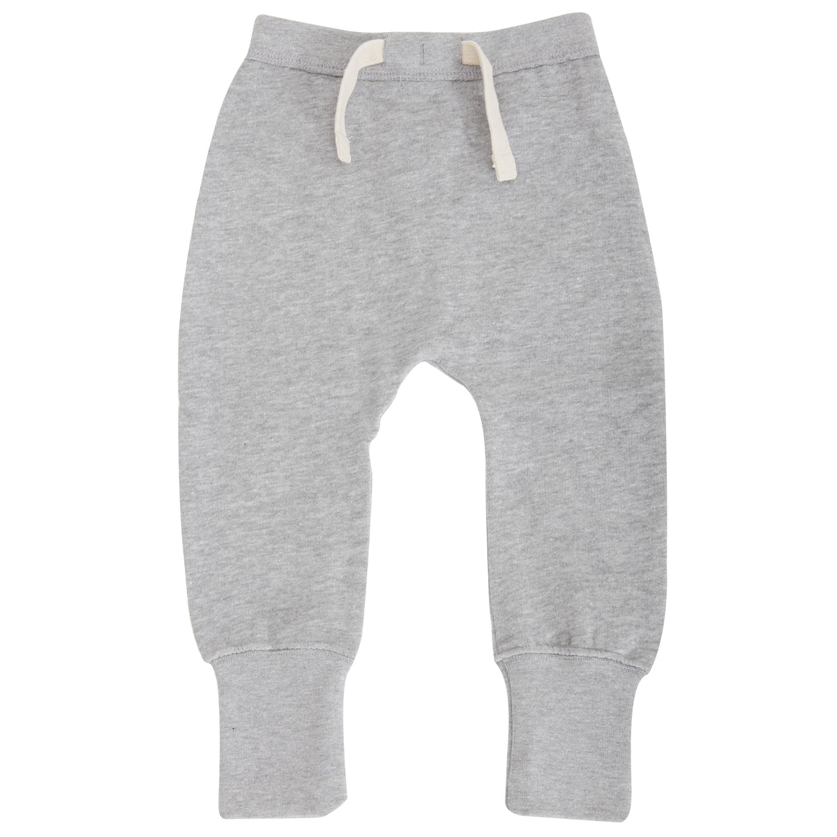 Heather Grey Marl - Front - Babybugz Baby Unisex Plain Sweatpants - Jogging Bottoms