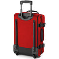 Classic Red - Back - Bagbase Escape Dual-Layer Cabin Wheelie Travel Bag-Suitcase (40 Litres)