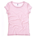 Soft Pink - Front - Bella + Canvas Womens-Ladies Sheer Jersey Short Sleeve T-Shirt
