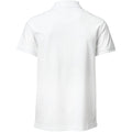 White - Back - Nimbus Mens Yale Short Sleeve Polo Shirt