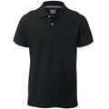Black - Front - Nimbus Mens Yale Short Sleeve Polo Shirt